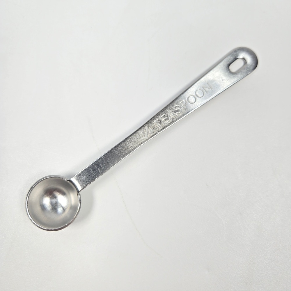 AMCO 1/4 Teaspoon Measuring‎ Spoon 18/8 Stainless Steel Rustproof Silver